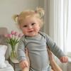 Muñeca de bebé niña Reborn de 50 cm, silicona suave, realista, muñeca de bebé recién nacido, regalo