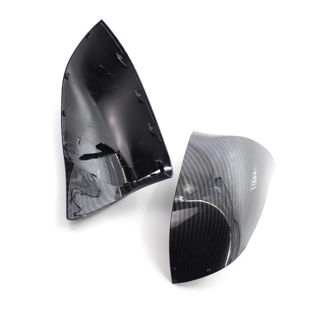 For BMW X5 F15 X6 F16 2014-2018 Pair Rear View Mirror Cap Car Side Door Mirror Cover Wing Cap Replacement 51167365113