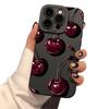 Compatible iPhone Case for 17 Pro Max/16/15 - Cross-Border Hot Seller for Air/14, Frosted 13/12 Cherry