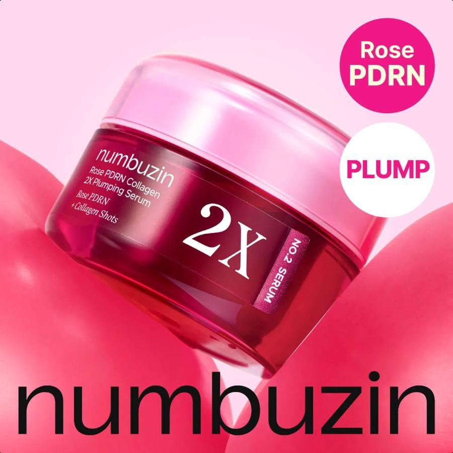 numbuzin No. 2 Rose PDRN Collagen 2X Plumping Serum 30ml Serum 30ml