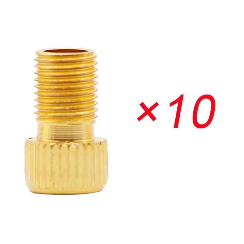 

10 шт. адаптеров для вентилей велосипедов, преобразователей клапанов для шинных камер, адаптеров для французских вентилей, велосипедных аксессуаров