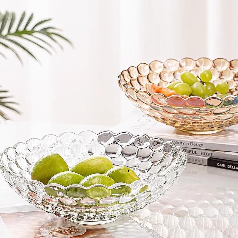 Nordic Creative Crystal Glass Fruit Plate