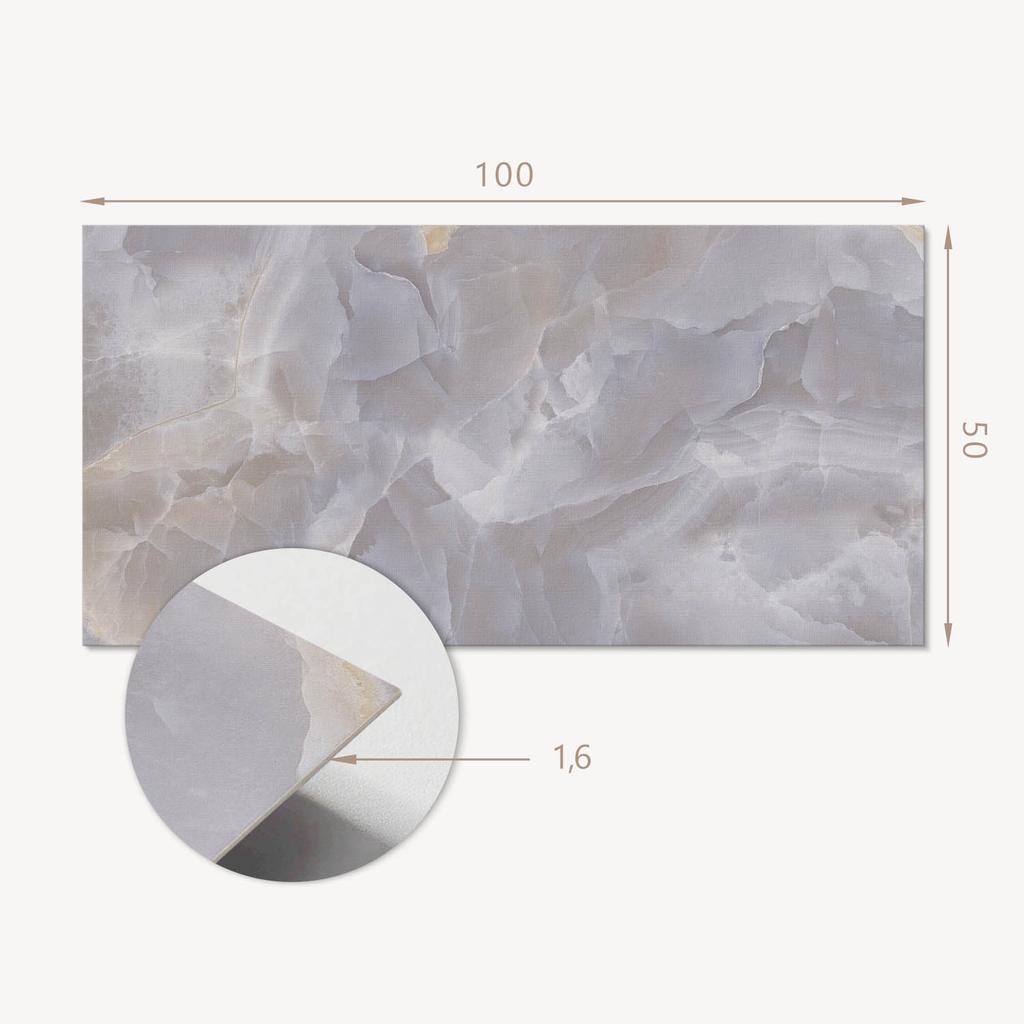 Self-Adhesive Vinyl Wall Decoration 100x50 cm Natural Stone Pattern