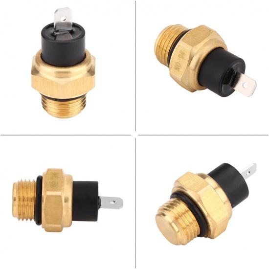 Fan Switch Sensor, Electric Radiator Fan Switch, Fan Switch for VFR700F VFR750F VFR800 VTR1000F VT600 VT750 VT1100 37760-MT2-003 Radiator Fan Switch