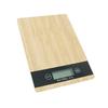 Mitas Bamboo Kitchen Scale, Digital Scale, Holds Up To 5kg, Cooking Scale with Tare Function, Slim and Lightweight, 5000g/5kg Capacity, Beige (TN-BBSL