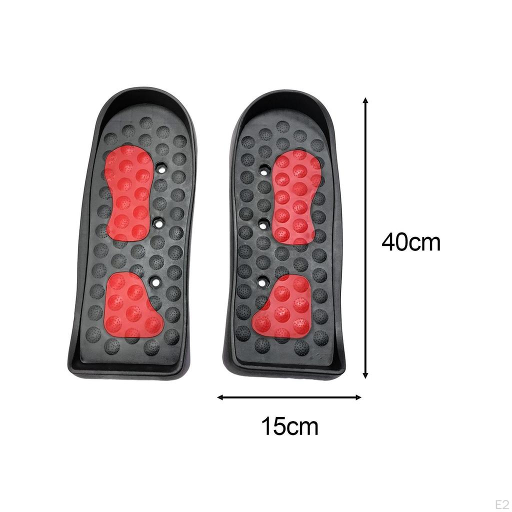 2 Pieces Elliptical Trainer Pedals Exerciser Stepper Replacement Easy To Install Foot Pedal for