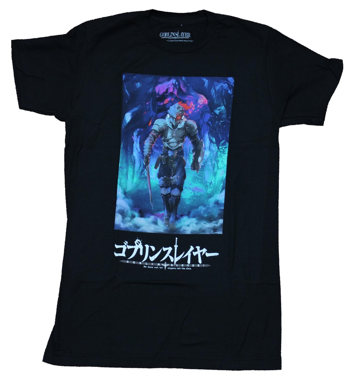Goblin Slayer Adult New T-Shirt - Masked ME Colorful Armored One Approach XXXL