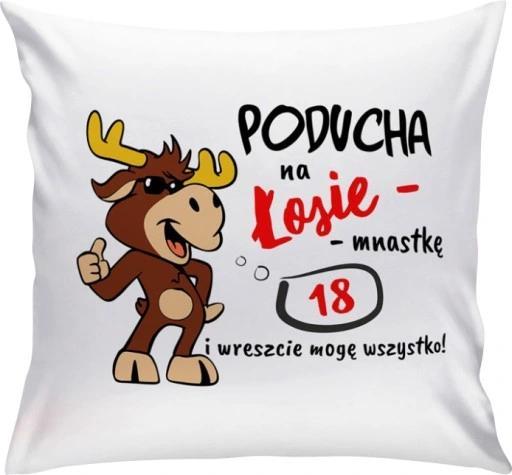 Poduszka Prezent Na 18 Urodziny Osiemnastkę Dla Chłopaka Dziewczyny U19