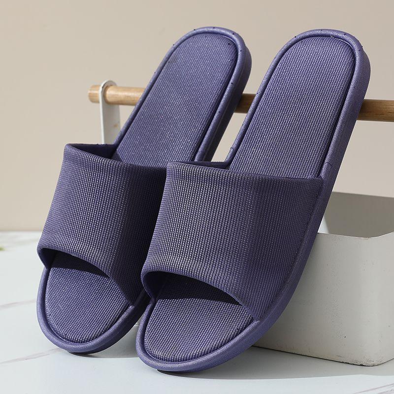 Summer Couple Wearing Slippers On The Beach Men's Beach Bathroom Anti Slip Outdoor One Line Mop
