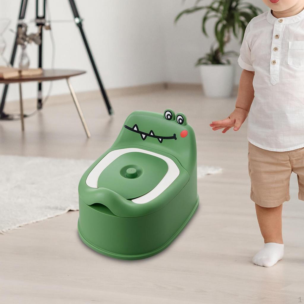 Potty Chair for 1-6 Years Old Travel AntiSlip Adorable with Handle Easy To Clean Splashing Guard