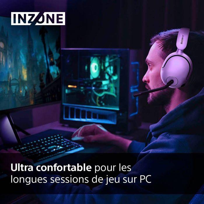 Casque Gaming H5 Sony INZONE Sans Fil - 360 Spatial Sound for PC/PS5 - Blanc-Accessoire-PC