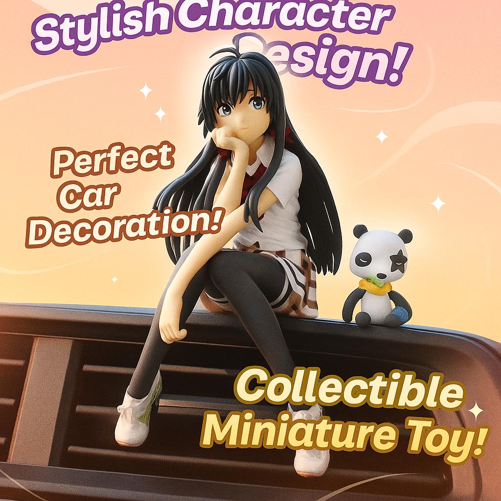Akční figurka Yukinoshita pro film a televizi Model Yukino Anime Dekorace do auta PVC miniatura Sběratelská hračka pro děti