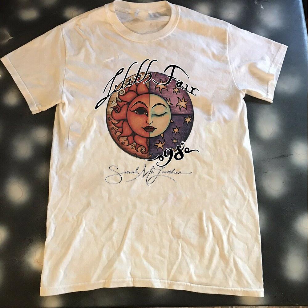 

Lilith Fair Tour 1998 Sarah McLachlan Unisex T shirt Tops Tee S-4XL COTTON 3XL