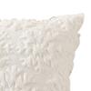 Christmas Pillow Covers 45x45cm Soft Plush Pillowcase (White Snowflakes)