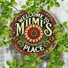 Metal Wall Art, Round Sunflower Sign Welcome To Mimis Sunshine, Home Gift