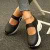Women Casual Sneakers Breathable Comfortable Outdoor Trend Platform Sneakers Lightweight Wedges Slip on Shoes