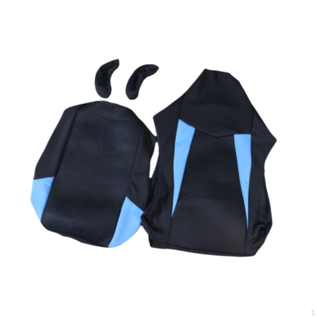 Gaming Stuhlbezüge Computer Büro Weich mit Armlehne Rückenlehnenbezug Überwürfe