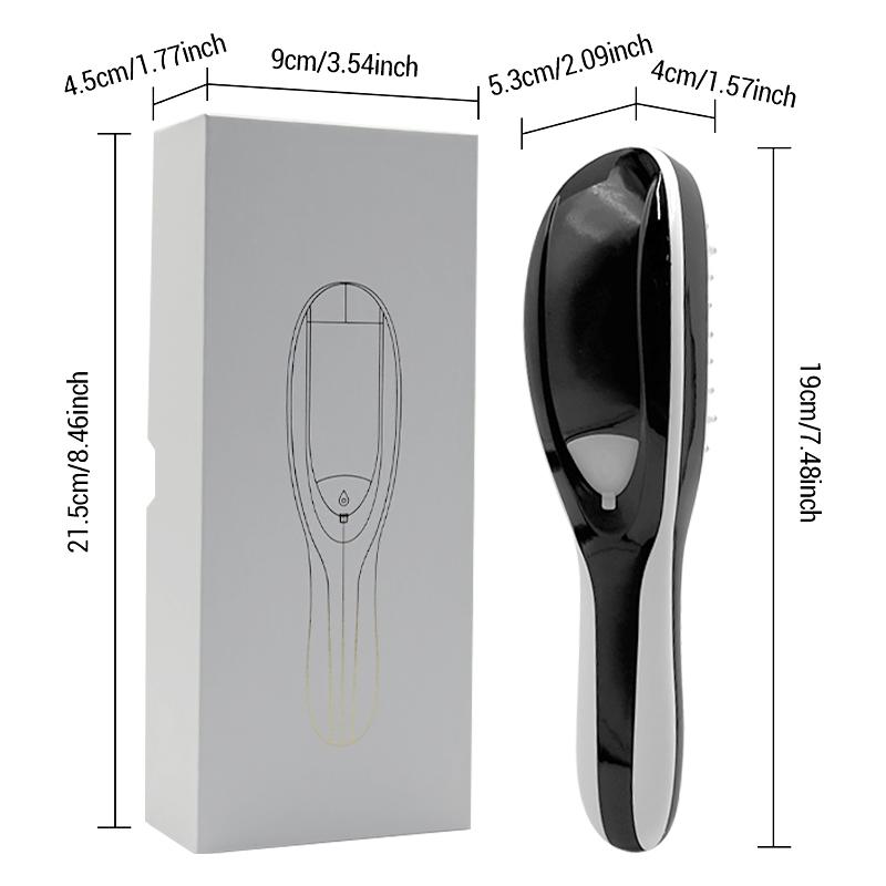 Electric Spray Massage Comb Hair Growth Vibration Head Massager Brush LED Anti Hair Loss Scalp Stress Relief relaxation Care