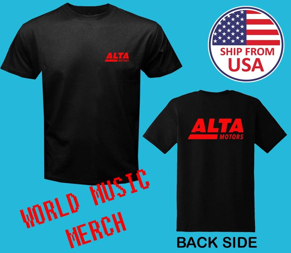 Alta Motors Motorcycles Men s Black Size S-5XL XL