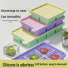 Silicone Ice Cube Tray with Lid – Large Square Mold for Home or Bar
