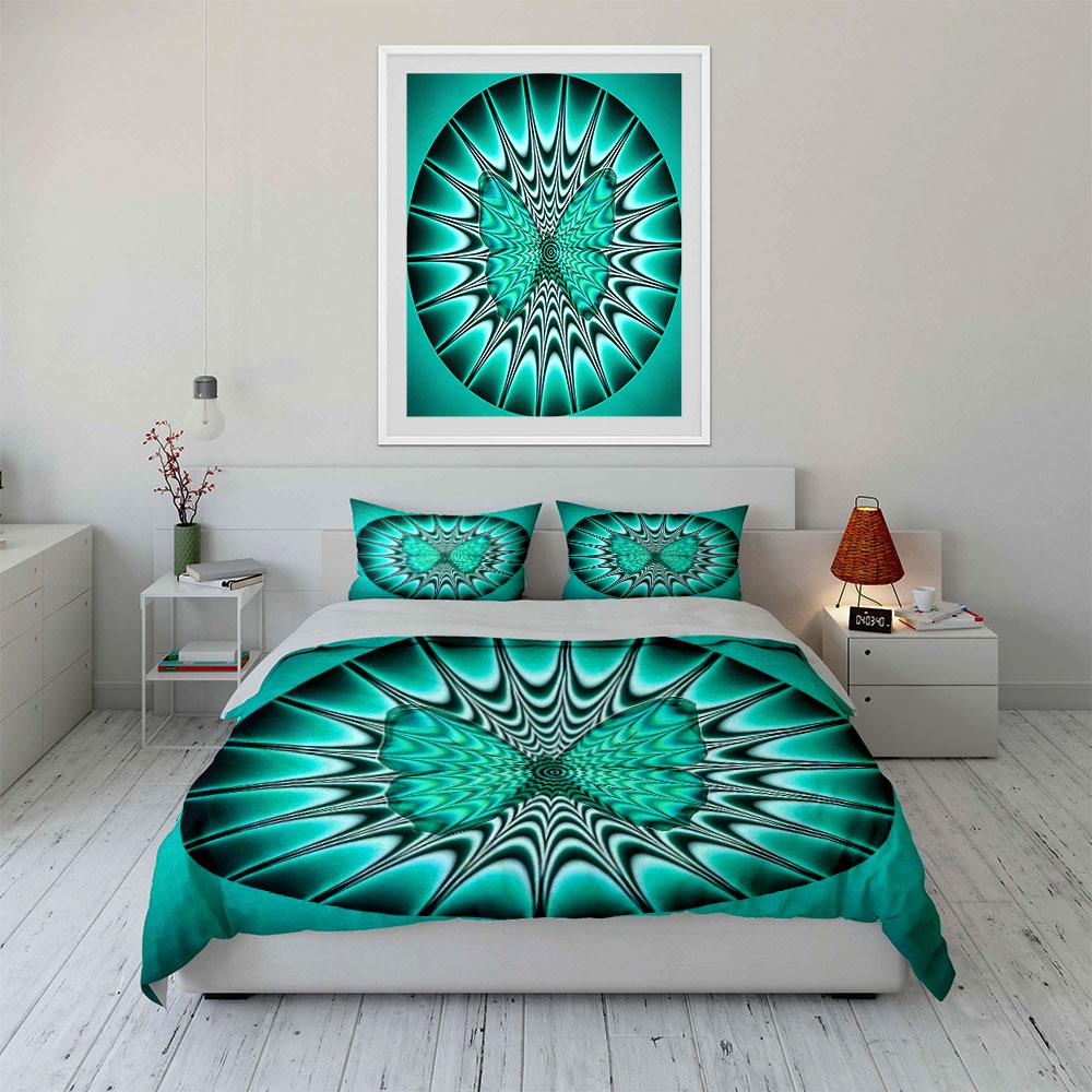 Butterfly Pattern Home Decor Set Soft Comfortable Duvet Cover Bedding Set Included 1*Duvet Cover & 2*Pillowcases, Gift