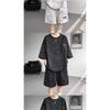 Men's Tie-dye 2PCS Outfit Summer Casual Loose Short Sleeve T-shirt + Shorts Set Streetwear