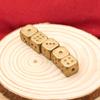 Solid Brass Mahjong Dice - Creative Pure Copper Metal Dice for Bar, KTV, Chess Supplies & Crafts