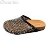 Crystal Mesh Flats Women Slippers Hollow Sandals Casual Mules Shoes Woman 2025 Summer Platform Flip Flops Slingback Mujer Slides
