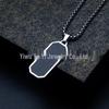 Stylish Black Drip Oil Stainless Steel Necklace for Men - Hip Hop Versatile Sweater Chain
