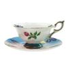 Wedgwood Wanderlust Sapphire Garden Teacup and Saucer [Parallel Import]