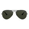 Ray-Ban Metal Round Frame Grey Aviator Sunglasses for Men