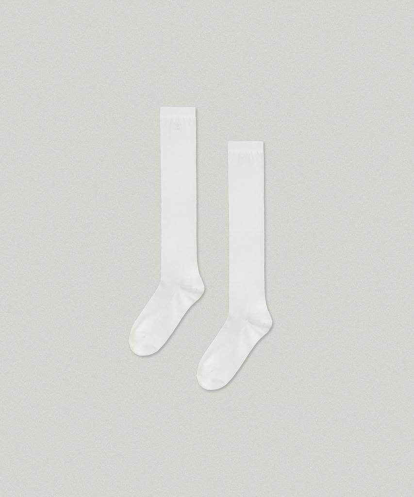 FOLNUA Loose Knee Socks (White)