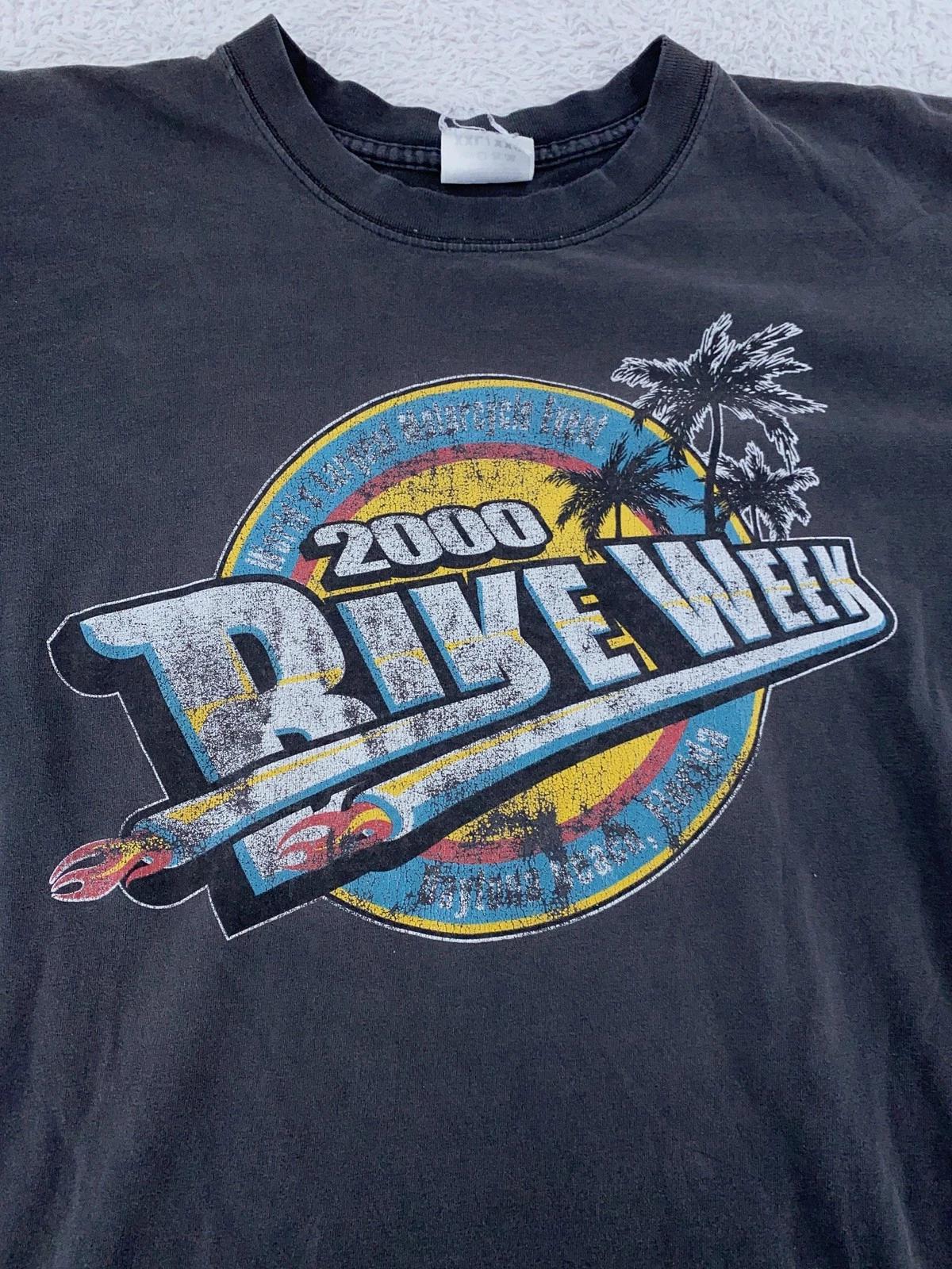 Vintage 2000 Daytona Beach Bike Week Shirt Mens XL Motorcycle Florida Biker 00s 2XL