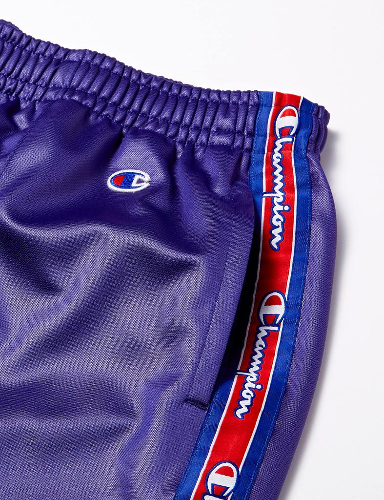 Lange Hose Jersey Mittelnaht Schnelltrocknend Jacquard Logo Tape Violett M [Champion] C3-Q206 Herren