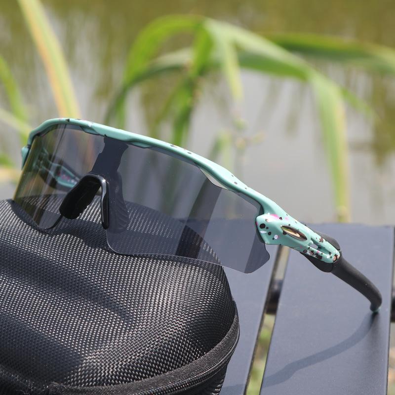 Cross-Border E-commerce TR90 Colorful Cycling Sunglasses for Outdoor Sports, Prescription-Compatible.