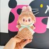 For  Labubu Clothing  Pendant Labubu Wearing Hollow Knitted Dress Hat Stylish Cute Set Gift No Dolls