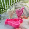 3D Hand Held Love Wings Silicone Candle Mold, DIY Love Angel Craft Gypsum Resin Cement Casting Mold, Handmade Soap Making Tool