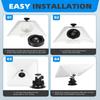 Car Roof Mount Kit for Mini 360 Degree Rotating Suction Cup Mount Bracket Universal Mounting On Smooth Surfaces