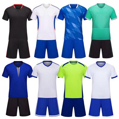 Kids Adult Soccer Uniform Sportssuit Men'S And Women'S Short Sleeve Jersey Soccer Training Team Uniform Summer