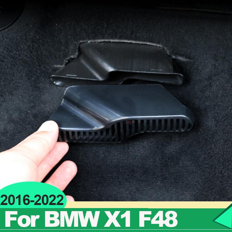 For BMW X1 F48 2016 2017 2018     ABS Car Under Seat Outlet Rear Air Conditioner Duct Grill Grille Vent Cover
