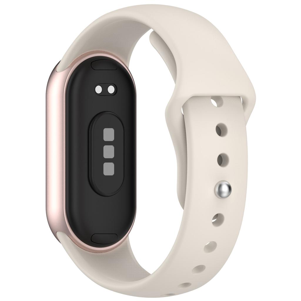 Watch Band for Xiaomi Smart Band 10 NFC/10/9 NFC/9/8 NFC/8 Reverse Buckle Silicone Wrist Strap