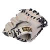 ZETT Ground Hero Youth Softball Gray x BJC762622 Catcher's Mitt, Right-Handed Throw, Black,