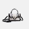 IELGY Small Square Bag Niche Design High-End Bow Crossbody Bag