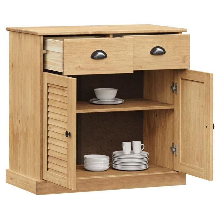 VidaXL Buffet avec tiroirs VIGO 78x40x75 cm bois massif de pin 353202
