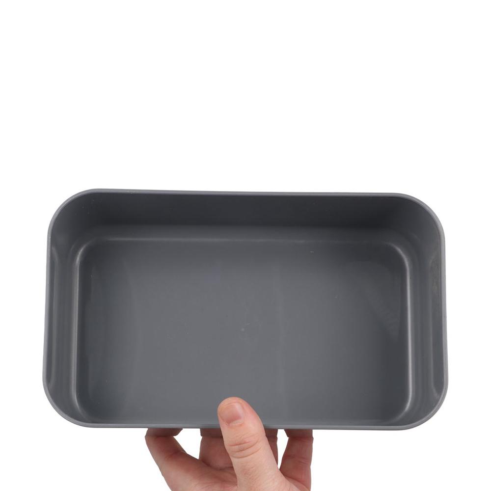 Wheat Straw Lunch Box Rectangle Food Storage Box Portable   School Office