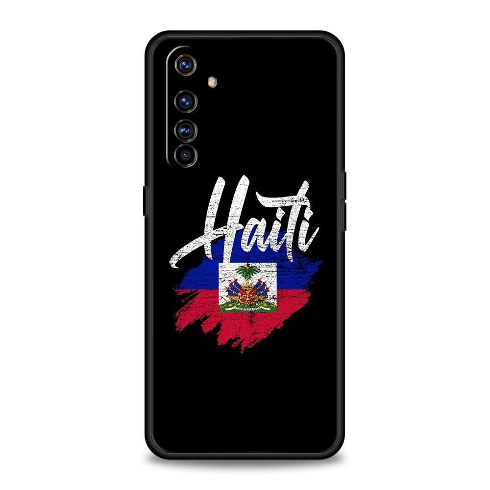 Phone Case For Realme 12 11 10 9 8 5G 7 6 GT5 GT3 GT2 Pro Plus C21 C11 C25 C35 For GT Neo 2 3 3T 5 Cover shipping Haiti Flag