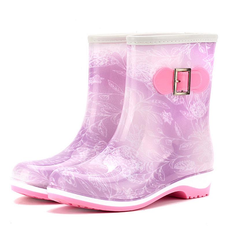 Las mujeres invierno cálido más terciopelo lluvia Botas plataforma goma  zapatos impermeables botas de nieve comprar a buen precio — entrega  gratuita, reseñas reales con fotos — Joom