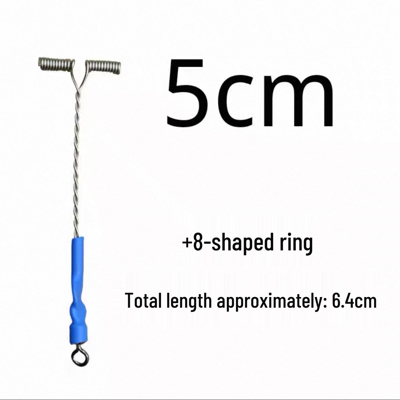Рыболовная оснастка с крючком и балансиром из синей стальной проволоки, предотвращающая запутывание