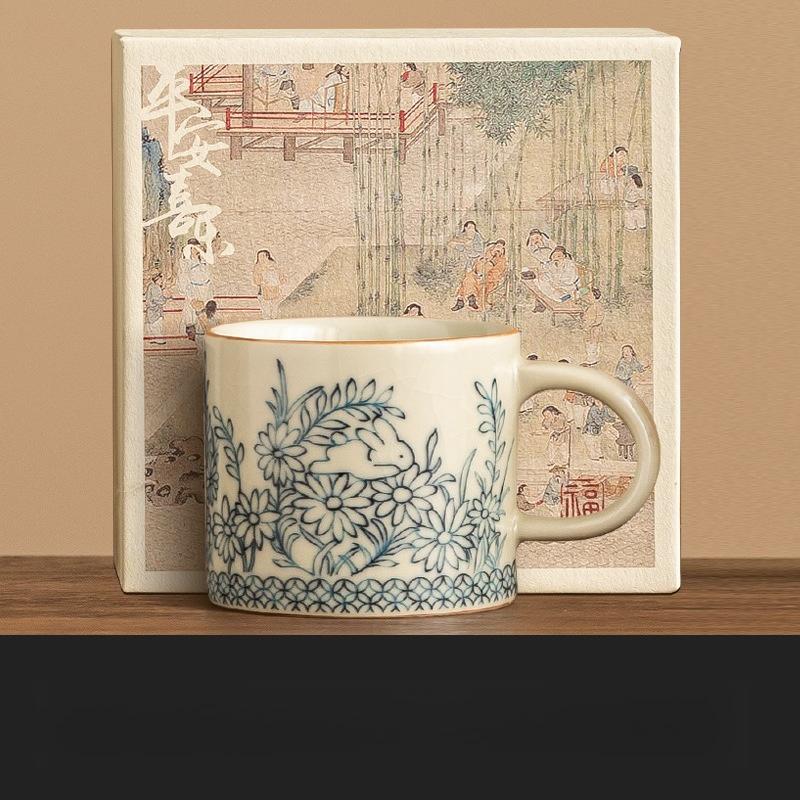 Sunflower Coffee Cup, Ceramic Mug coffee cup бежевый