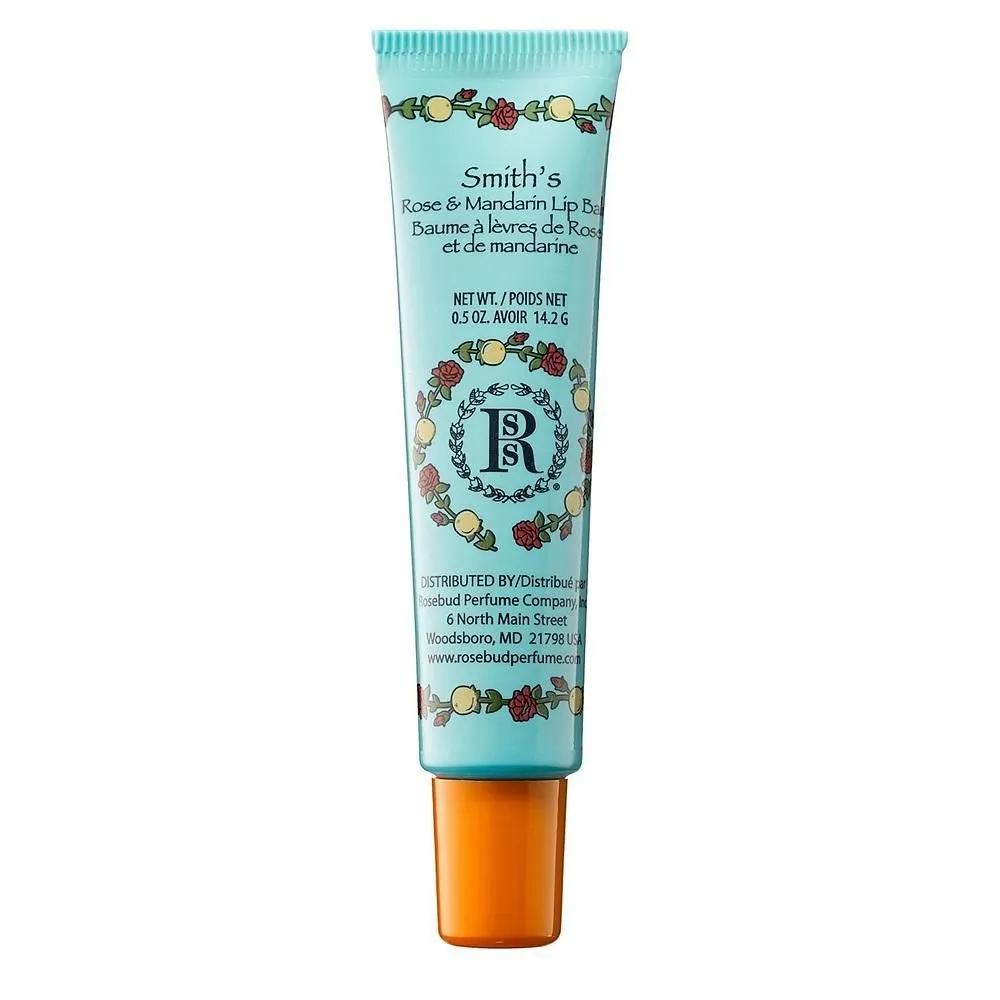 Rosebud Perfume Company Lip Balm 14ml 1 Pack Mandarin and Rose Rosebud Perfume Company Co. - Mandarin and Rose Lip Balm Tube